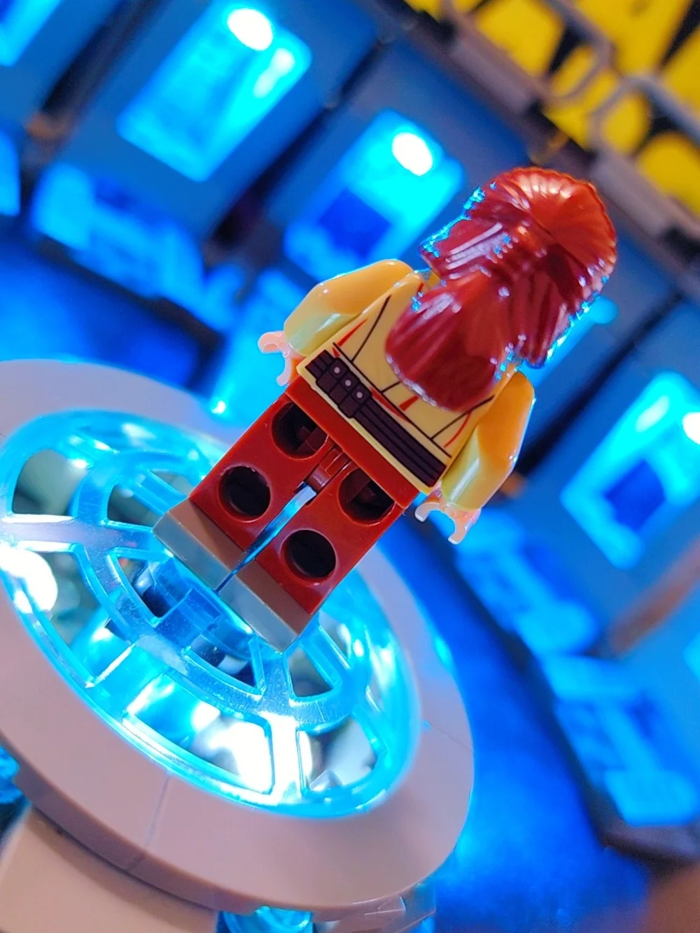 Star Wars Qui Gon Jinn Minifigure Lego Compatible